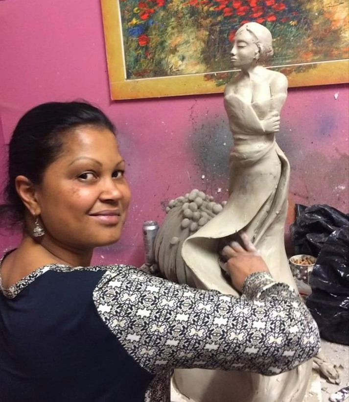 Annezo artiste création sculpture femme